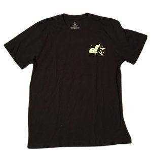 JEFFREE STAR SPRING 2021 EXCLUSIVE BLACK & GREEN RETRO LOGO SHIRT L NEW! SEALED!
